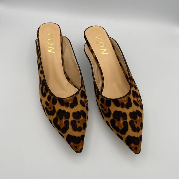 dressy low heel mules